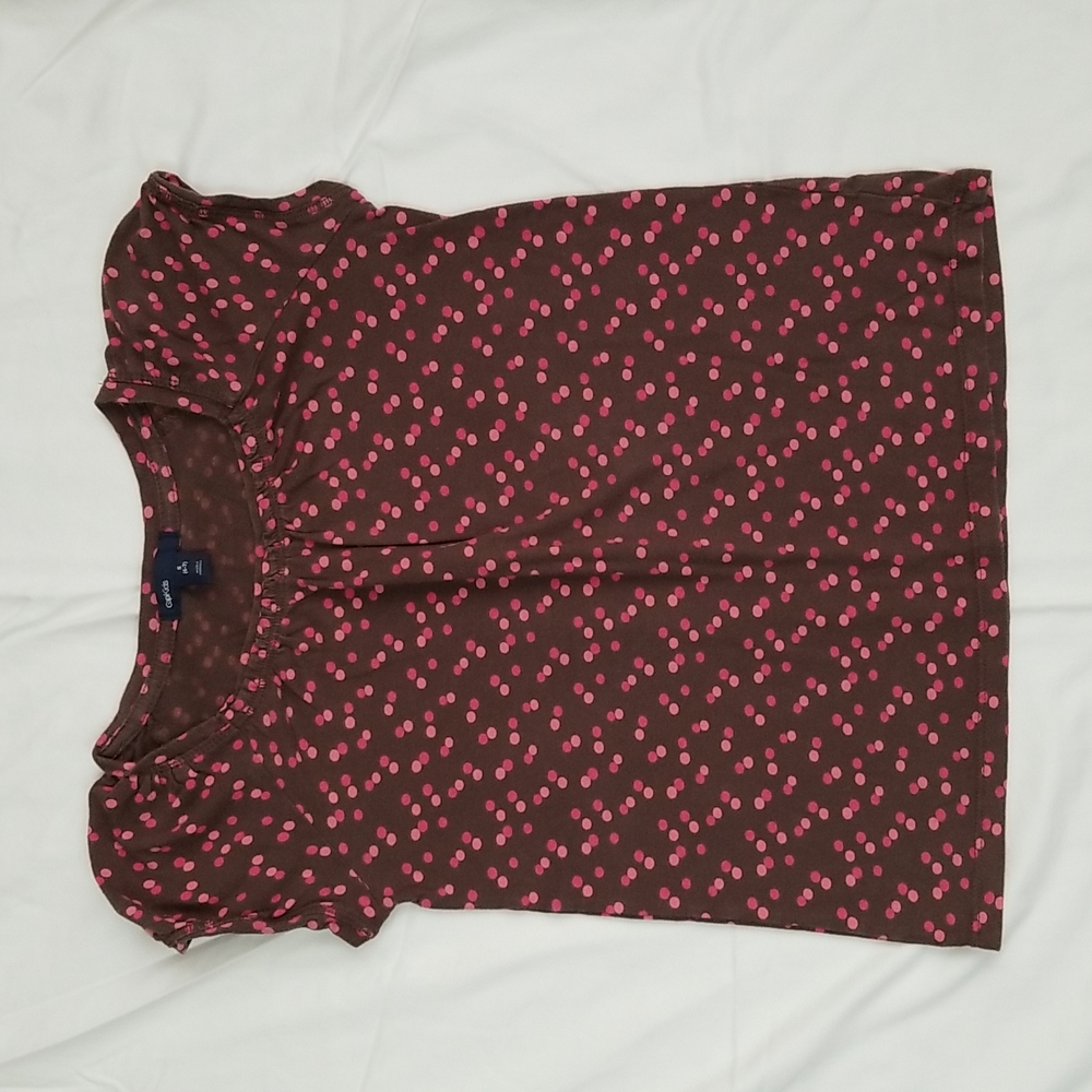 Short Sleeve Polka Dot Shirt